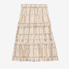 Diya Long Printed Cotton Voile Skirt