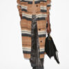 Djila Long Striped Wool Overshirt Coat