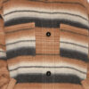 Djila Long Striped Wool Overshirt Coat