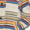 Djila Long Striped Wool Overshirt Coat