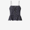 Dolma Strappy Printed Organic Cotton Top