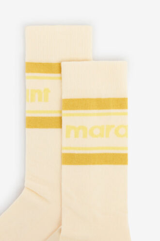 Donna Sporty Striped Mid-Calf Socks