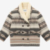 Dorcas Wool Graphic Pattern Coat
