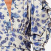 Doris Short Printed Stretch Silk Dress