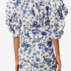 Doris Short Printed Stretch Silk Dress