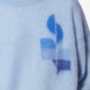 Drany Two-Toned Mohair Sweater with Logo