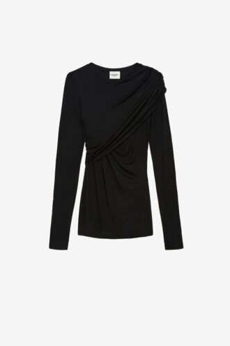 dressi draped jersey top 1 2 330x495 - Dressi Draped Jersey Top