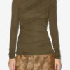 Dressi Draped Jersey Top