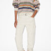 Drussell Striped Brushed Mohair Sweater