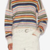 Drussell Striped Brushed Mohair Sweater