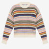Drussell Striped Brushed Mohair Sweater