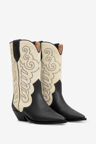 Duerto Cowboy Boots in Suede Leather