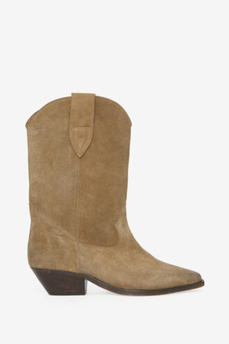Duerto Suede Calfskin Leather Cowboy Boots