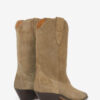 Duerto Suede Calfskin Leather Cowboy Boots