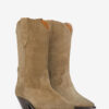 Duerto Suede Calfskin Leather Cowboy Boots
