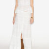 Dusta Long Elaborate Cotton Voile Skirt