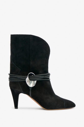Dytho High-Heeled Leather Boots