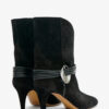 Dytho High-Heeled Leather Boots