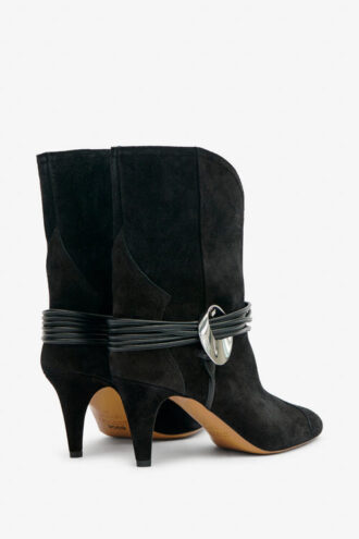 Dytho High-Heeled Leather Boots
