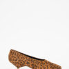 Ebisa Printed Suede Calfskin Leather Pumps