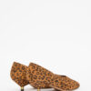 Ebisa Printed Suede Calfskin Leather Pumps