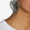 Eden Asymmetrical Heart Earrings