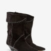 Edoa Suede Calfskin Leather Boots