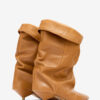 Edrik Draped Leather Boots