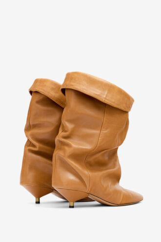 Edrik Draped Leather Boots