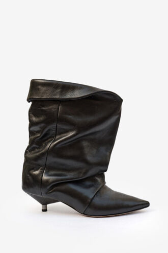 Edrik High-Heeled Draped Boots