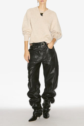 Leandra Merinos Wool and Cashmere Sweater