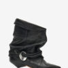 Edrika Draped Boots with Jewels