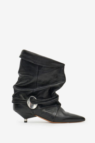 Edrika Draped Boots with Jewels