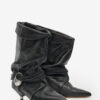 Edrika Draped Boots with Jewels