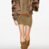 Elisa Short Quilted Satin Coat