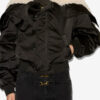 Elisa Short Quilted Satin Coat