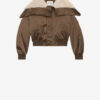 Elisa Short Quilted Satin Coat