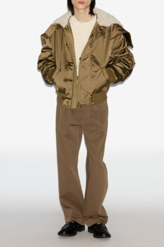 Elroy Short Quilted Satin Coat