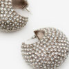 Enjoy Rhinestone Hoop Earrings