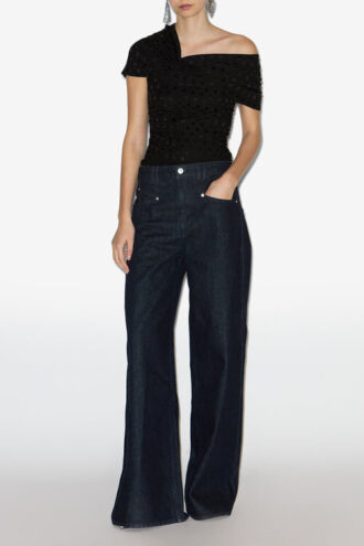 Esen Draped Silk Top