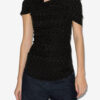 Esen Draped Silk Top