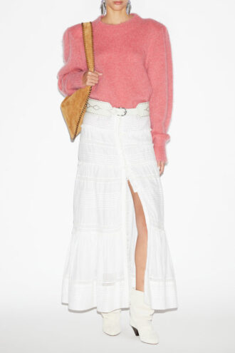 Esmee Plain-Colored Mohair Sweater