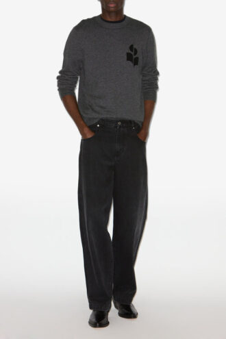Evans Cotton and Wool Sweater with Logo