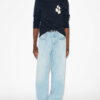 Evans Cotton and Wool Sweater with Logo
