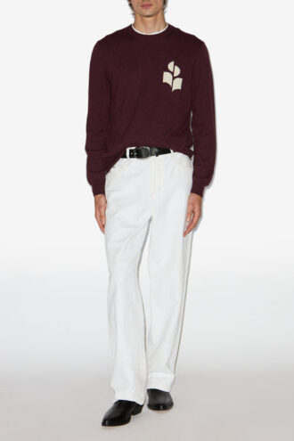 Evans Cotton and Wool Sweater with Logo