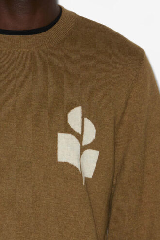 Evans Cotton and Wool Sweater with Logo