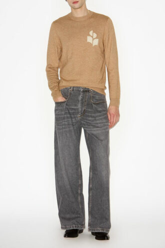 Evans Wool Blend Logo Sweater