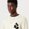 Evans Wool Blend Logo Sweater