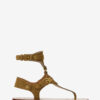 Eveen Flat Sandals in Suede Leather