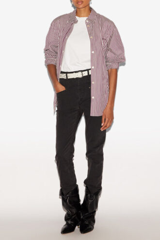 Fabriza Striped Silk Blend Shirt